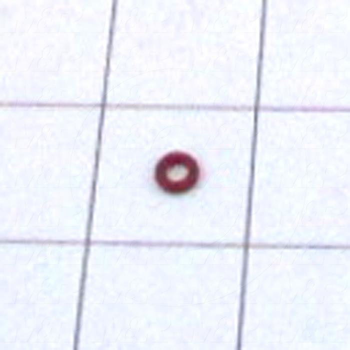 Seals and O-Rings, Static, O-ring Round Cross Section, 0.28 in. Outside Diameter, 0.15 in. Inside Diameter, 0.07 in. Width, -65 F to +450 F Temperature Rating, Silicone, Red