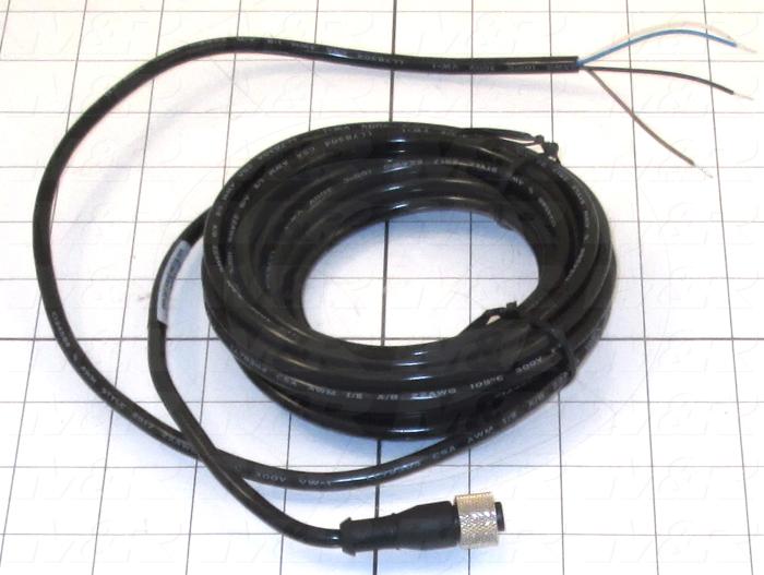 Sensor Cable, Female, 4 Pin, Quick Connect, 5m