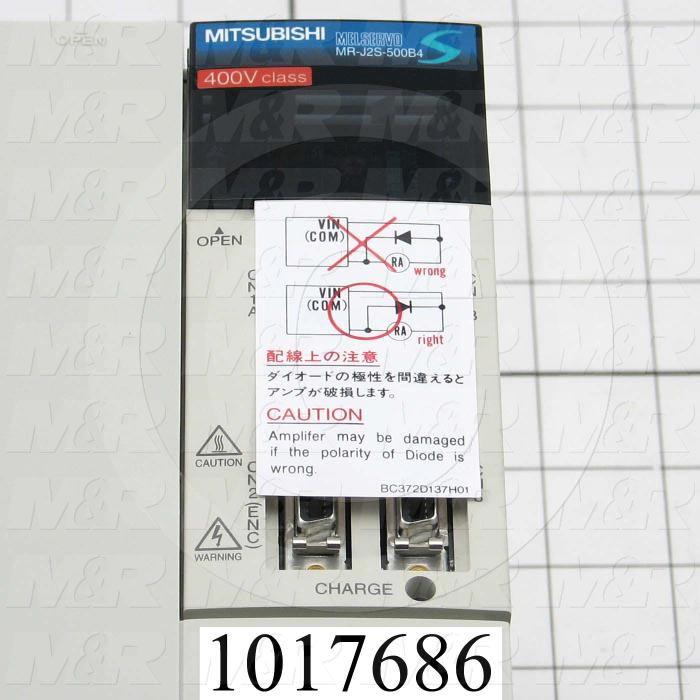 Servo Amplifier Drive, MR-J2S Series, 5KW, 400VAC, 3 Phase