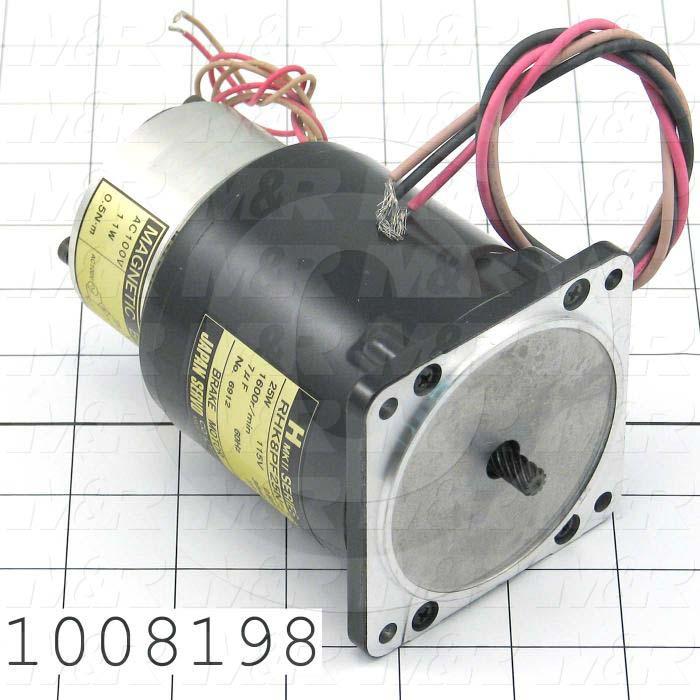 Servo Motor, 115VAC, with Brake