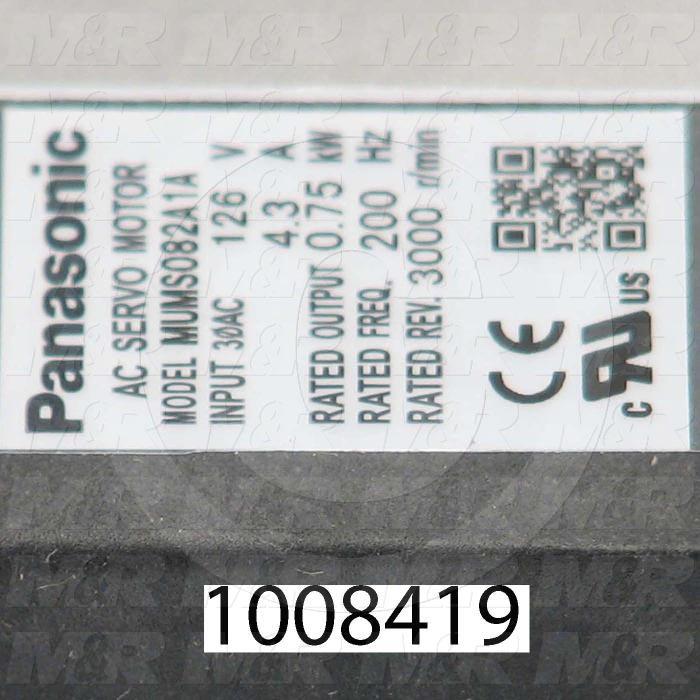 Servo Motor, MUMS Series, 750W, 230VAC