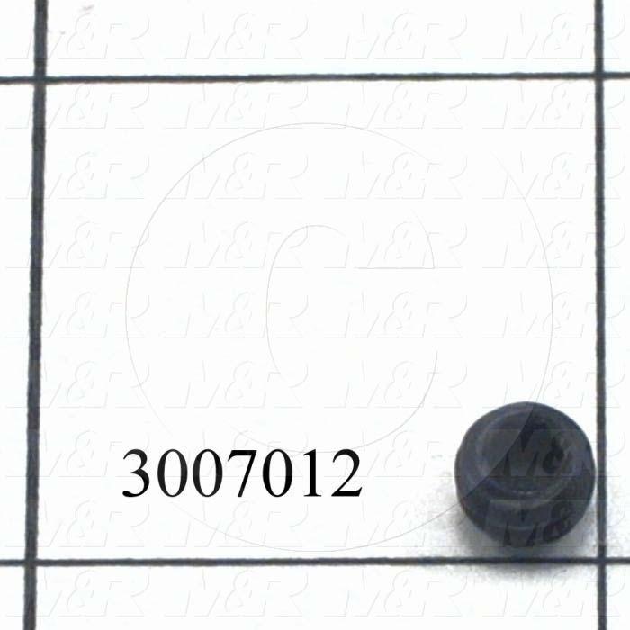 Set Screws, Socket, 1/4"-20 Thread Size, 3/16 in. Length, Cup Point, Steel, Black