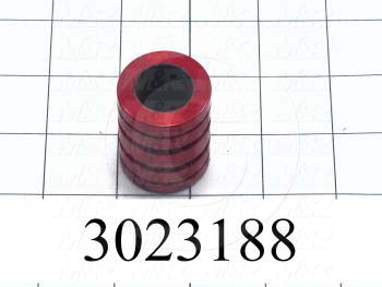 Shaft Guide, Plane Bearing Closed, Aluminum Anodized Material, 3/4" Shaft Dia., 1 1/4" Bearing OD, 1 5/8" Bearing Length
