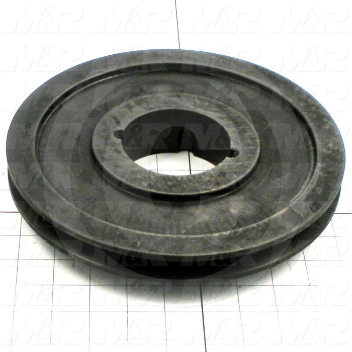 Sheaves, Single Groove, 1A190 Sheave Type, 2517 Bushing Bore Type, Steel Material