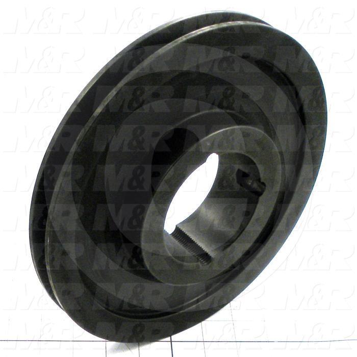 Sheaves, Single Groove, 1A190 Sheave Type, 2517 Bushing Bore Type, Steel Material