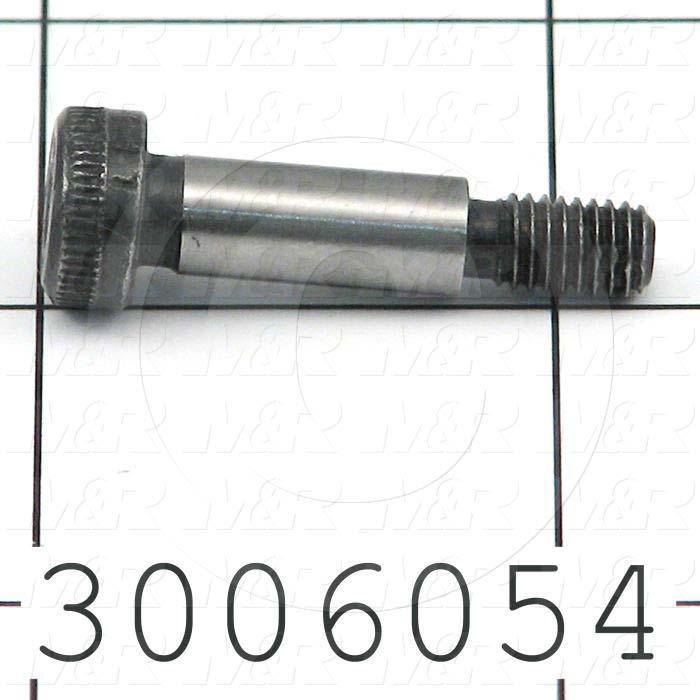 Shoulder Screws, Socket Head, Alloy Steel, Grade Class 12.9, Shoulder Dia. 6 mm, Shoulder Length 16 mm