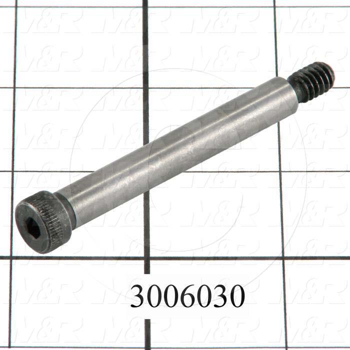 Shoulder Screws, Socket Head, Alloy Steel, Shoulder Dia. 5/16 in., Shoulder Length 2 1/4"