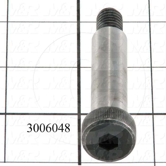 Shoulder Screws, Socket Head, Steel, Shoulder Dia. 1/2", Shoulder Length 1 1/2"