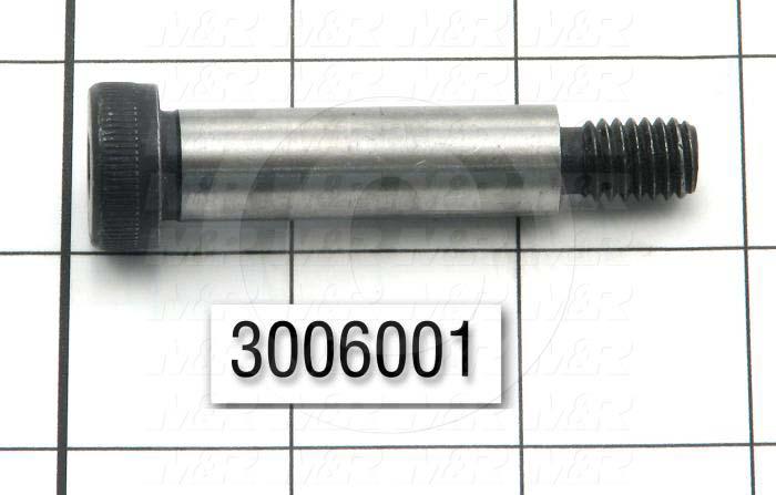 Shoulder Screws, Socket Head, Steel, Shoulder Dia. 1/2", Shoulder Length 1 3/4"
