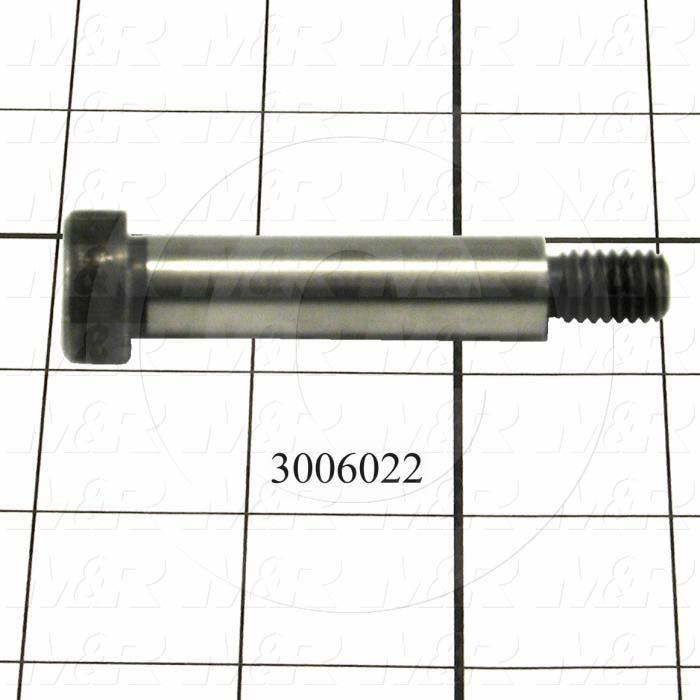 Shoulder Screws, Socket Head, Steel, Shoulder Dia. 1/2", Shoulder Length 2"