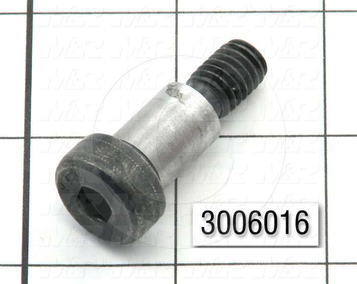 Shoulder Screws, Socket Head, Steel, Shoulder Dia. 1/2", Shoulder Length 3/4"
