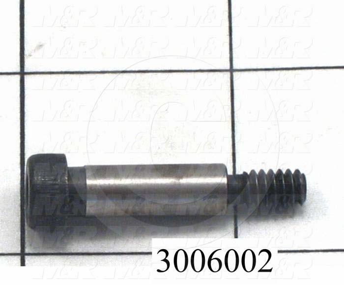 Shoulder Screws, Socket Head, Steel, Shoulder Dia. 1/4", Shoulder Length 3/4"
