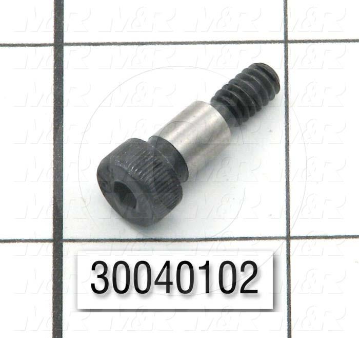 Shoulder Screws, Socket Head, Steel, Shoulder Dia. 1/4", Shoulder Length 3/8 in.