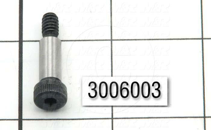 Shoulder Screws, Socket Head, Steel, Shoulder Dia. 1/4", Shoulder Length 5/8 in.