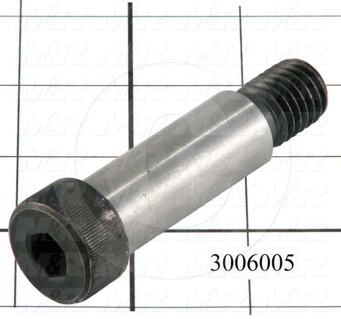 Shoulder Screws, Socket Head, Steel, Shoulder Dia. 3/4 in., Shoulder Length 2"