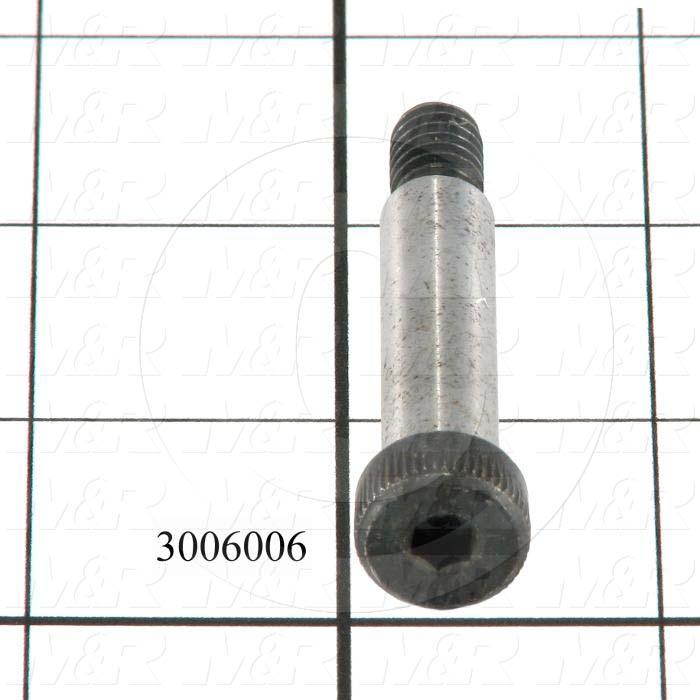 Shoulder Screws, Socket Head, Steel, Shoulder Dia. 3/8 in., Shoulder Length 1 1/2"