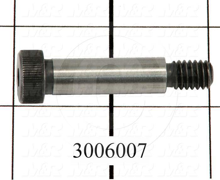 Shoulder Screws, Socket Head, Steel, Shoulder Dia. 3/8 in., Shoulder Length 1 1/4"