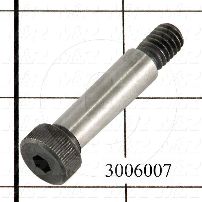 Shoulder Screws, Socket Head, Steel, Shoulder Dia. 3/8 in., Shoulder Length 1 1/4"