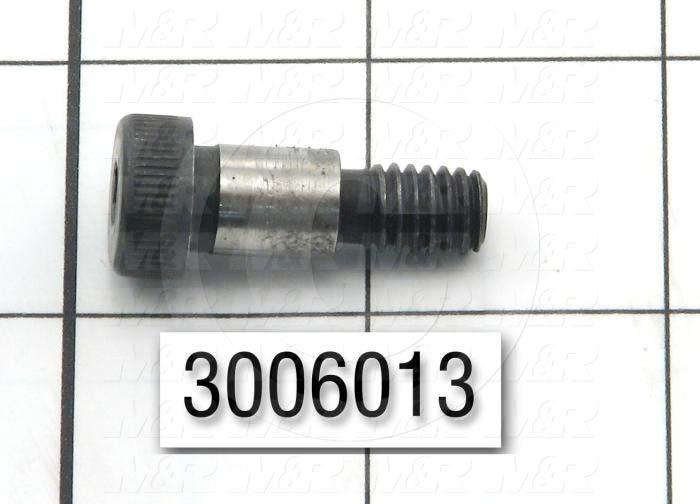 Shoulder Screws, Socket Head, Steel, Shoulder Dia. 3/8 in., Shoulder Length 1/2"