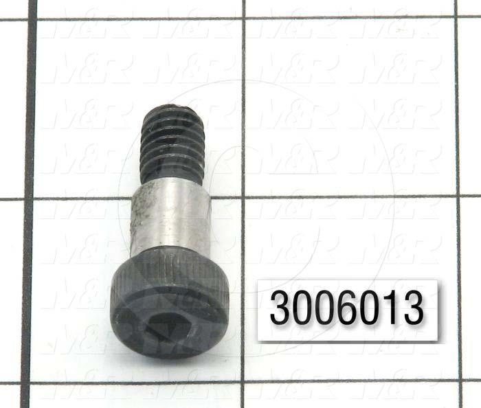 Shoulder Screws, Socket Head, Steel, Shoulder Dia. 3/8 in., Shoulder Length 1/2"