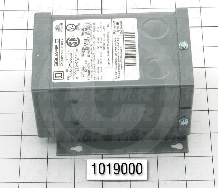 Single Phase Transformer, 100VA, 230/460VAC Primary Voltage, 115/230VAC Secondary Voltage