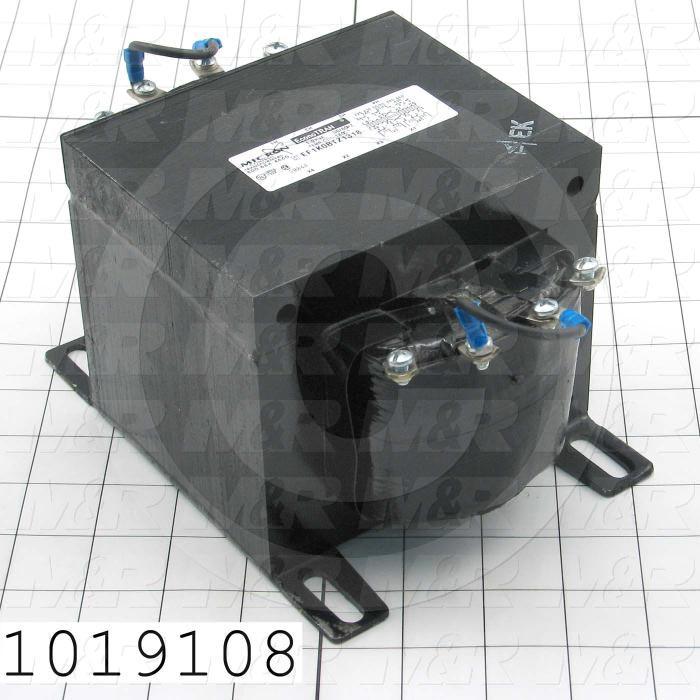 Single Phase Transformer, 1KVA, 240x480/230x460/220x440V Primary Voltage, 120/115/110V Secondary Voltage