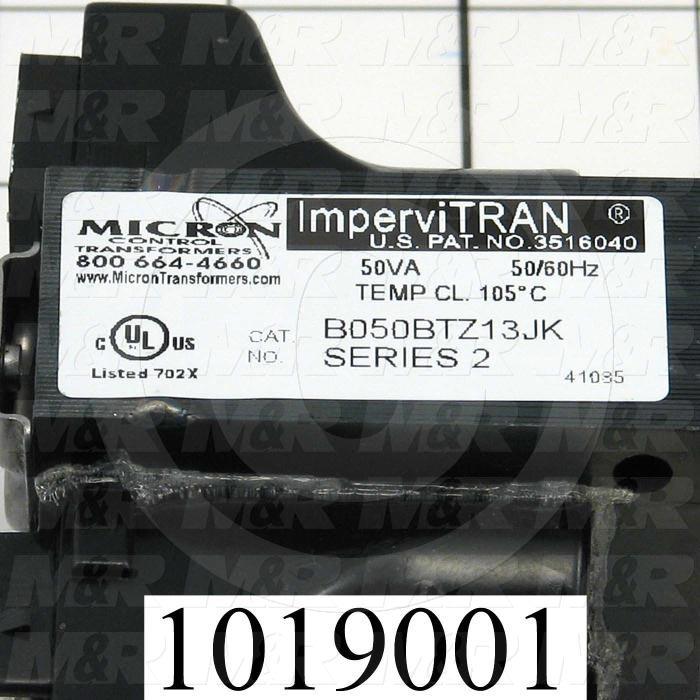 Single Phase Transformer, 50VA, 240x480/230x460/220x440V Primary Voltage, 120/115/110V Secondary Voltage