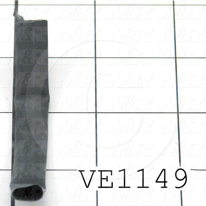 Sleeving, Heat Shrink, 1/4" Inside Diameter, 500ºF