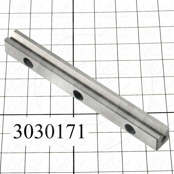 Slide (Rail) Guide, Rail, Steel, 15 mm Width of Rail, 150 mm Length of Rail