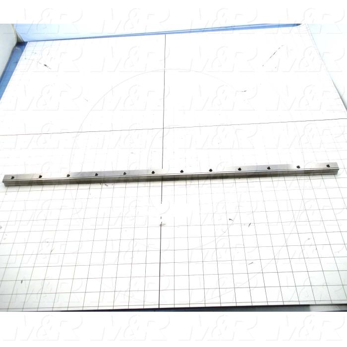 Slide (Rail) Guide, Rail, Steel, 20 mm Width of Rail, 700 mm Length of Rail