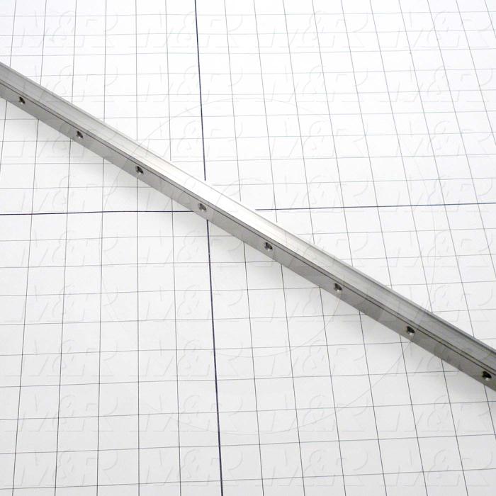 Slide (Rail) Guide, Rail, Steel, 20 mm Width of Rail, 820 mm Length of Rail