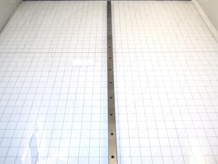 Slide (Rail) Guide, Rail, Steel, 20 mm Width of Rail, 838 mm Length of Rail