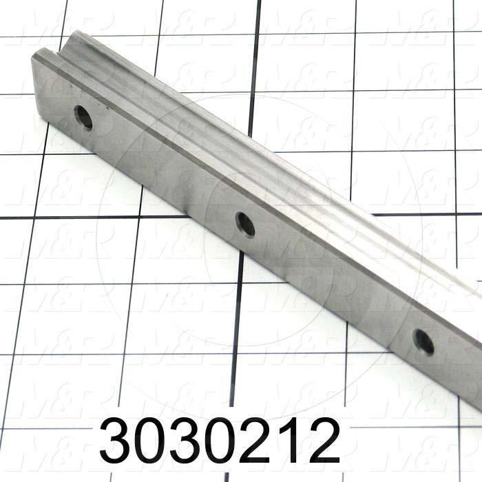 Slide (Rail) Guide, Rail, Steel, Standard Accuracy, 20 mm Width of Rail, 700 mm Length of Rail, 30 mm Height of the Set, End Seals (Single) Contamination Protection, Medium Preload