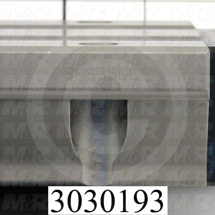 Slide (Rail) Guide, Slide Block, Steel, 100 mm Width of Block, 152 mm Length of Block, End, Side, & Inner Seals Contamination Protection