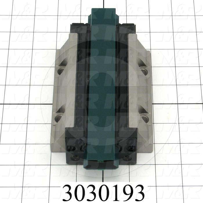 Slide (Rail) Guide, Slide Block, Steel, 100 mm Width of Block, 152 mm Length of Block, End, Side, & Inner Seals Contamination Protection