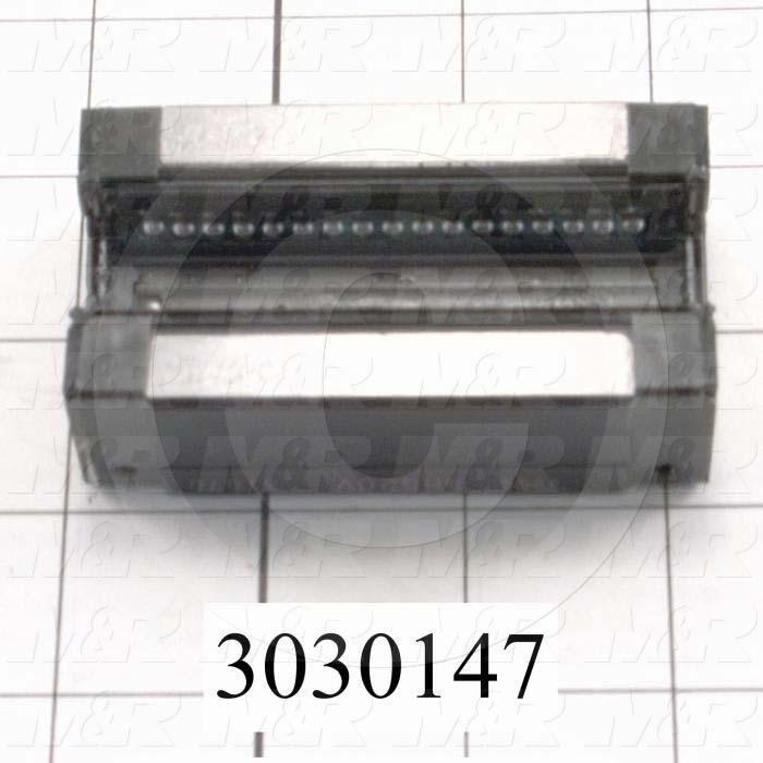 Slide (Rail) Guide, Slide Block, Steel, 44 mm Width of Block, 79 mm Length of Block, End, Side, & Inner Seals Contamination Protection