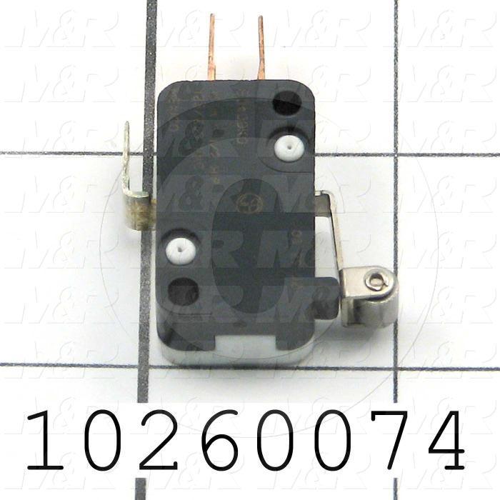 Snap Action Switch, SPDT, 125V, 15A, Quick Connection Terminal