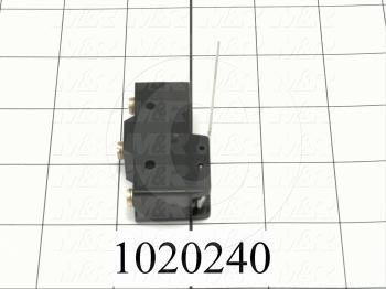 Snap Action Switch, SPDT, 125V, 15A, Screw Terminal, Hinge Lever