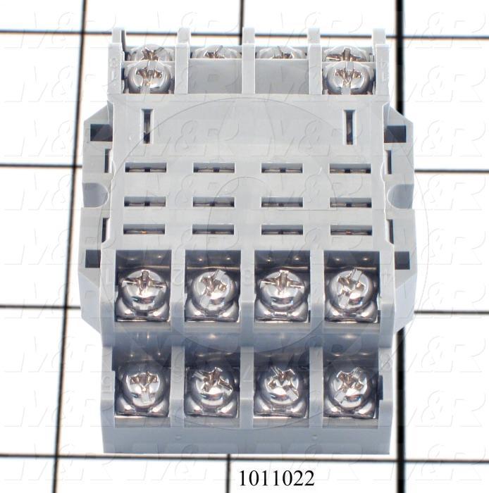 Socket for Relay, 14 Pins, DIN Rail, Use For RH4B Relays