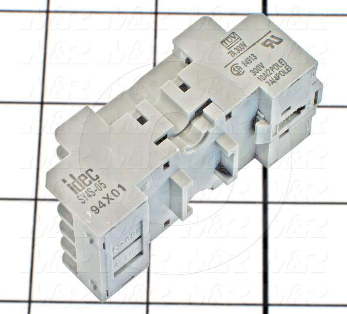 Socket for Relay, 14 Pins, DIN Rail, Use For RY4S, RY42S Relays