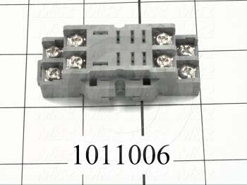 Socket for Relay, 8 Pins, DIN Rail, Use For RH2B Relays