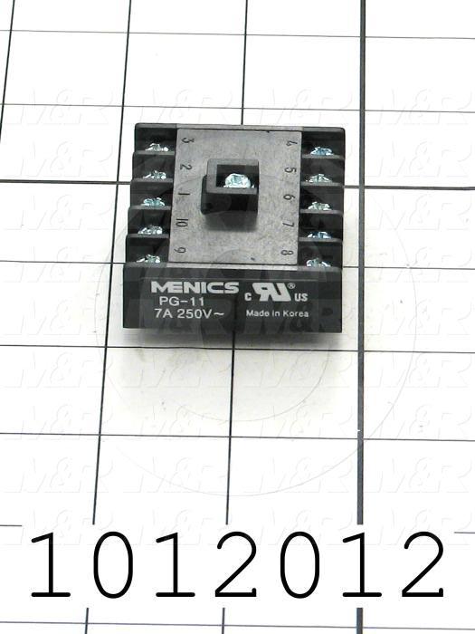 Socket for Temp. Controller, 11 Pins