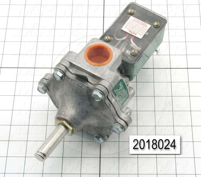 Solenoid Valve, Thread Size 1" NPT, Max. Pressure 15 Psi, Material Aluminum