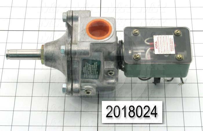 Solenoid Valve, Thread Size 1" NPT, Max. Pressure 15 Psi, Material Aluminum