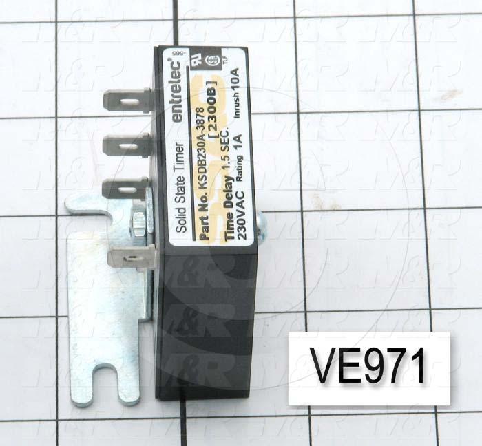 Solid State Relay, 1A Max Output, 230VAC