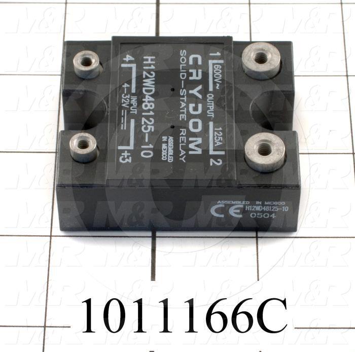 Solid State Relay, 4-32VDC Input, 125A, 600VAC