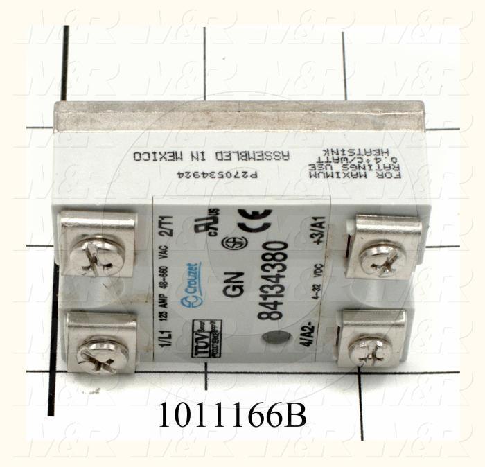 Solid State Relay, 4-32VDC Input, 48-660VAC Output, 125A