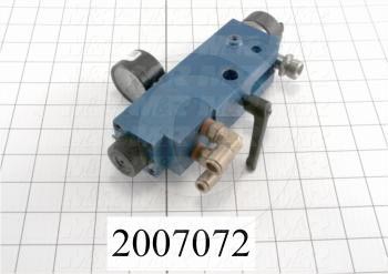 Spraying Systems, Glue Gun, Air Atomizing  Adjustable  Adhesive Spray System with Pressure Gauge and Air Cap