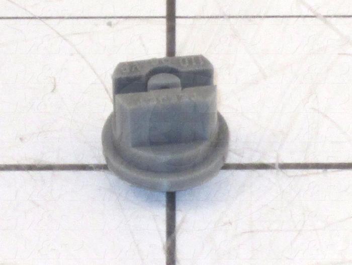 Spraying Systems, Spray Nozzle, Flat Pattern, 08 GPM Flow Rate, Gray
