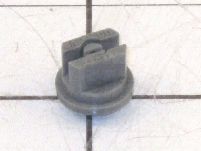 Spraying Systems, Spray Nozzle, Flat Pattern, 08 GPM Flow Rate, Gray